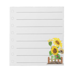 Sunflowers: Notepad