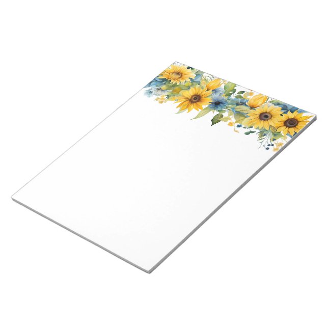 Sunflowers Notepad (Angled)
