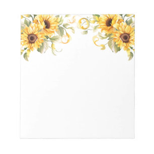 Sunflowers Notepad