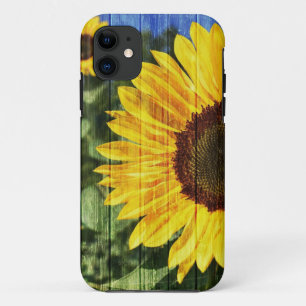 Sunflowers Painted Fence iPhone 11 Case