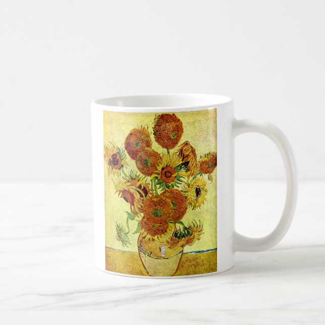 Sunflowers painting Van Gogh Coffee Mug (Right)