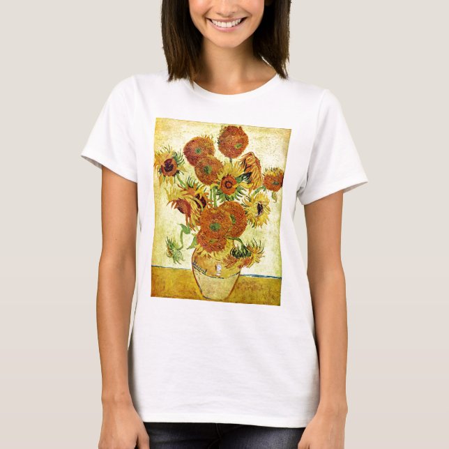 Sunflowers painting Van Gogh T-Shirt (Front)