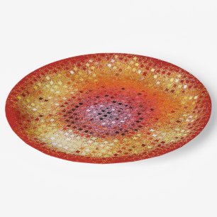 SUNFLOWERS PAPER PLATE