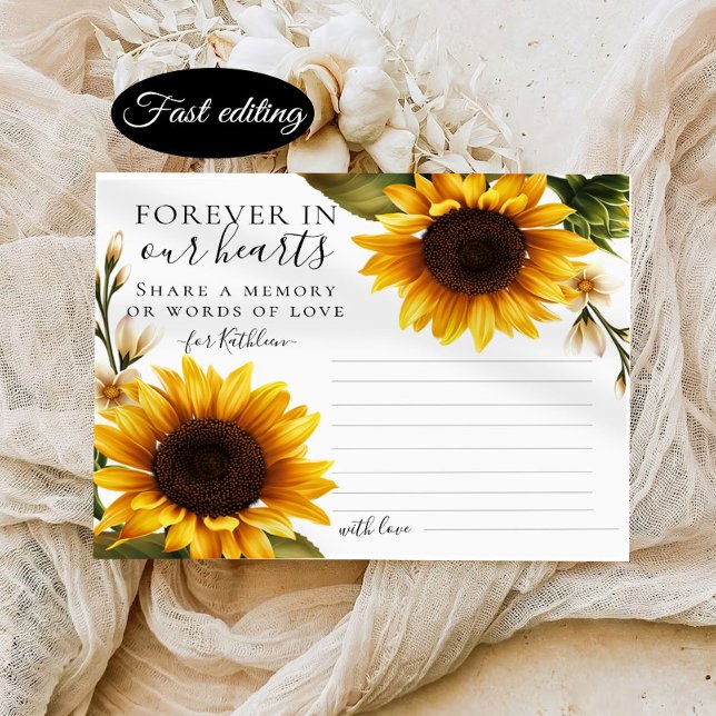 Sunflowers Partager une carte d'assistance pour le (Créateur téléchargé)