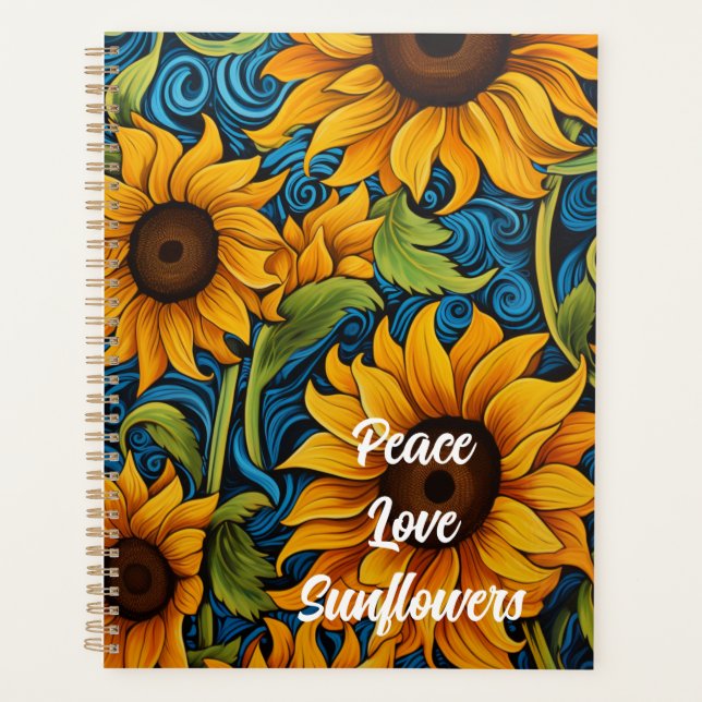 Sunflowers Planner (Front)