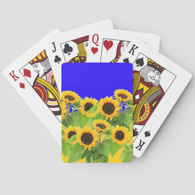 Sunflowers Playing Cards (Back)