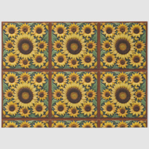 Sunflowers Popular Beautiful Collection Tissue Paper
