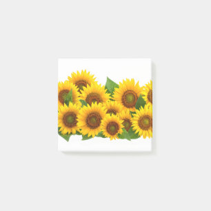 Sunflowers Post-it Notes