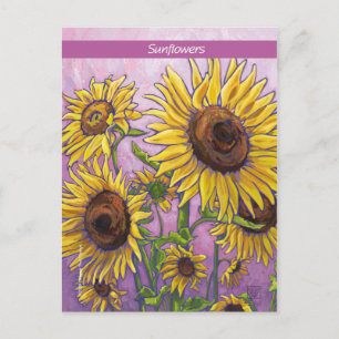 Sunflowers Postcard