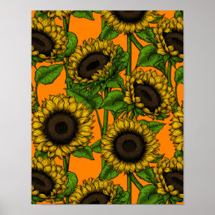 Sunflowers Poster