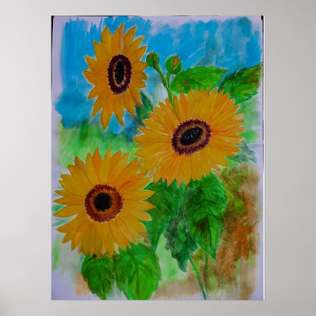 sunflowers poster (Front)