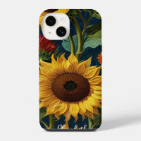 Sunflowers Red Orange Yellow Van Gogh