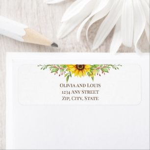 Sunflowers romantique mariage d'été