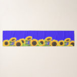 Sunflowers Scarf Ukrainian Flag Colours - Freedom<br><div class="desc">Sunflowers Scarves - Freedom Ukraine Peace Ukrainian Flag Colours - Support Independence Together - Victory ! Let's make the world a better place - everybody together ! A better world begins - depends - needs YOU too ! You can transfer to 1000 Zazzle products. Resize and move or remove and...</div>