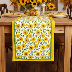 Sunflowers Short Table Runner