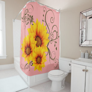 Sunflowers shower curtain