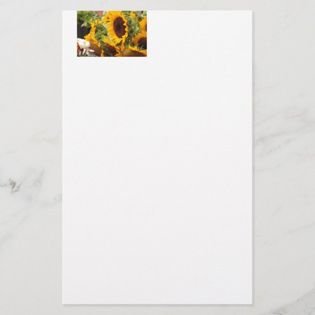 Sunflowers! Stationery (Front)