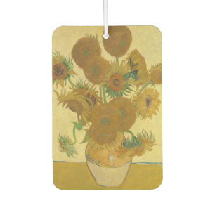 Sunflowers, Still Life Oil Painting, Van Gogh Air Freshener