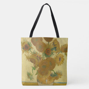 Sunflowers, Still Life Oil Painting, Van Gogh Tote Bag