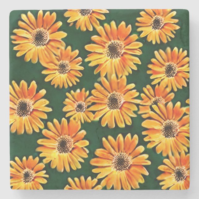 Sunflowers Stone Coaster (Front)