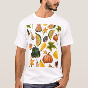 Sunflowers Summer: Vintage Watercolor Pattern T-Shirt