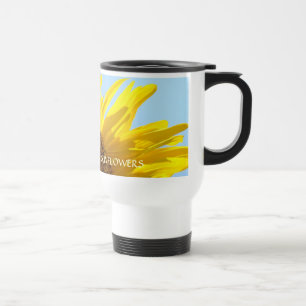 SUNFLOWERS, SUN FLOWER COFFEE MUG TRAVEL MUGS Cups