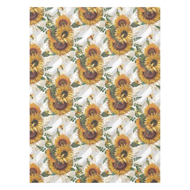 Sunflowers Tablecloth (Front)