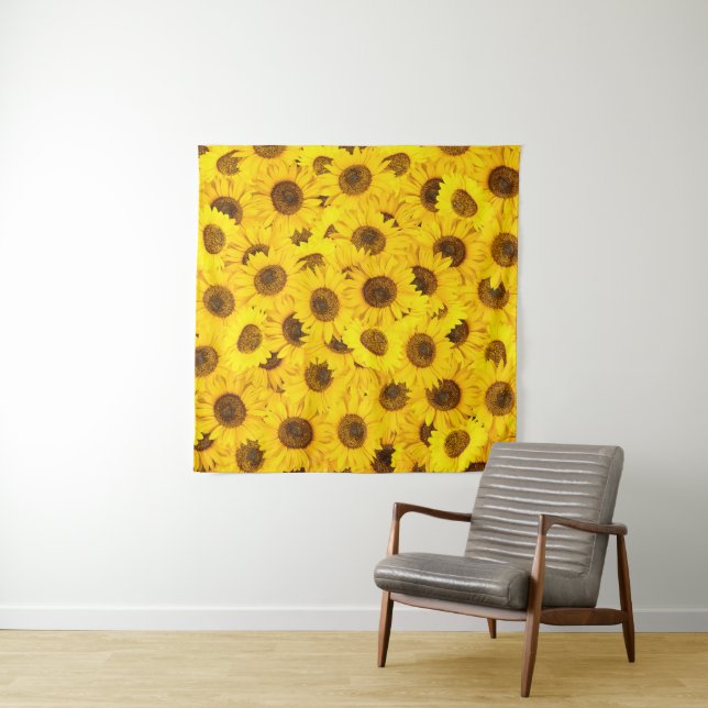 Sunflowers Tapestry (In Situ)