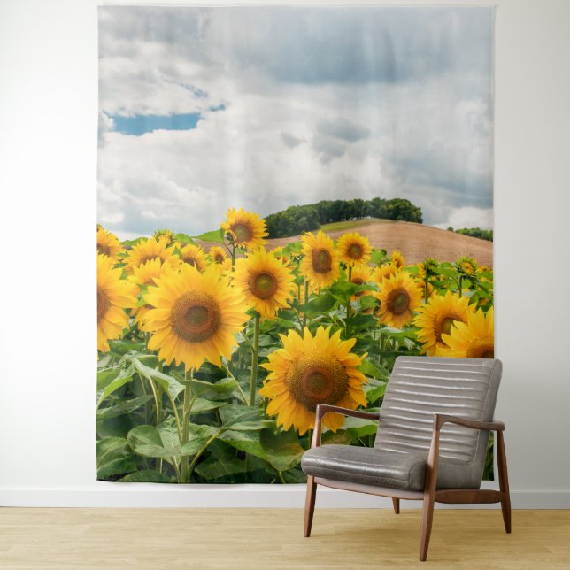 Sunflowers Tapestry (In Situ)