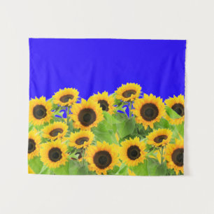 Sunflowers Tapestry - Ukraine Flag Colours