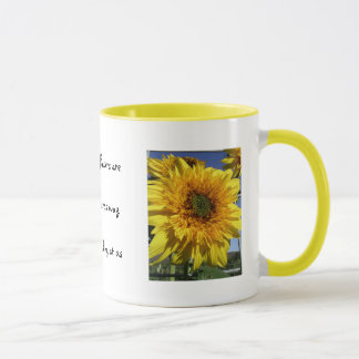 Sunflowers that smile mug