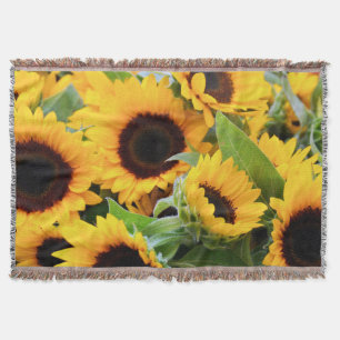 Sunflowers Throw Blanket