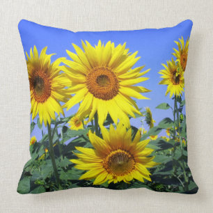 Sunflowers Throw Pillow
