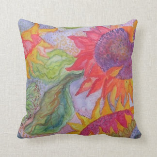 Sunflowers Throw Pillow