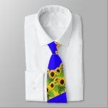 Sunflowers Tie Ukrainian Flag Colors Support<br><div class="desc">Sunflowers Ties - Freedom - Support Ukraine Tie - Peace - Ukrainian Flag - Independence Together - Victory ! Let's make the world a better place - everybody together ! A better world begins - depends - needs YOU too ! You can transfer to 1000 Zazzle products. Resize and move...</div>