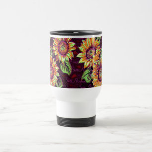 Sunflowers Travel Mug