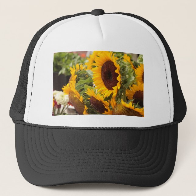 Sunflowers Trucker Hat (Front)