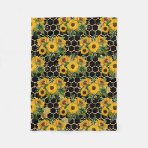 Sunflowers Turn Naturally Toward The Light Fleece Blanket