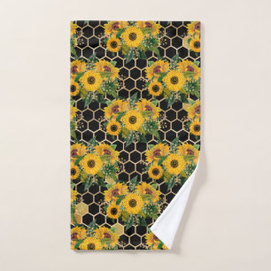 Sunflowers Turn Naturally Toward The Light Hand Towel