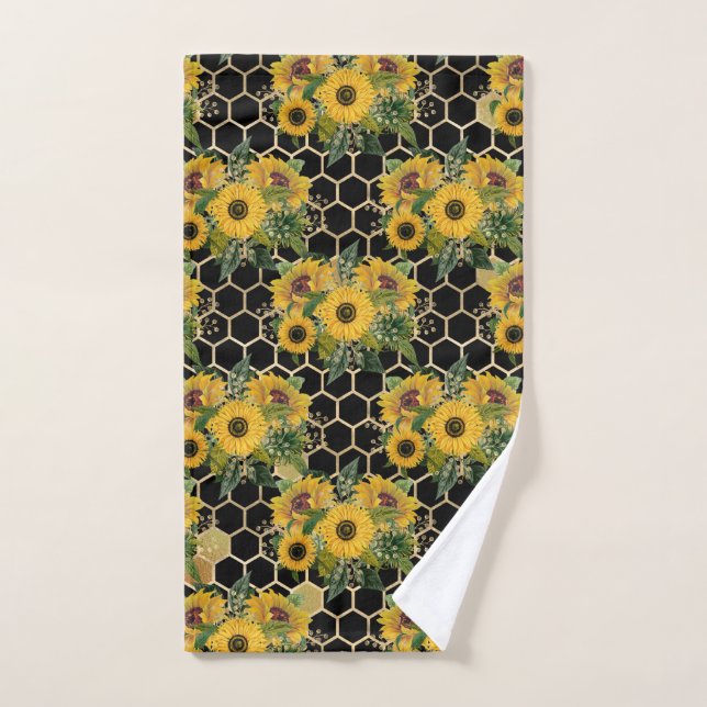 Sunflowers Turn Naturally Toward The Light Hand Towel (Hand Towel)