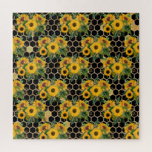 Sunflowers Turn Naturally Toward The Light Jigsaw Puzzle