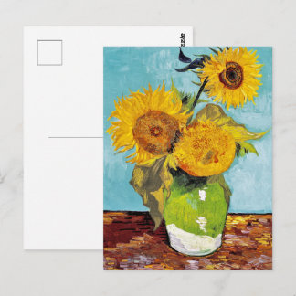 Sunflowers | Van Gogh | Postcard