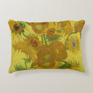 Sunflowers - Vincent van Gogh Accent Pillow