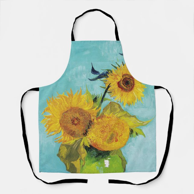 Sunflowers Vincent van Gogh  Apron (Front)