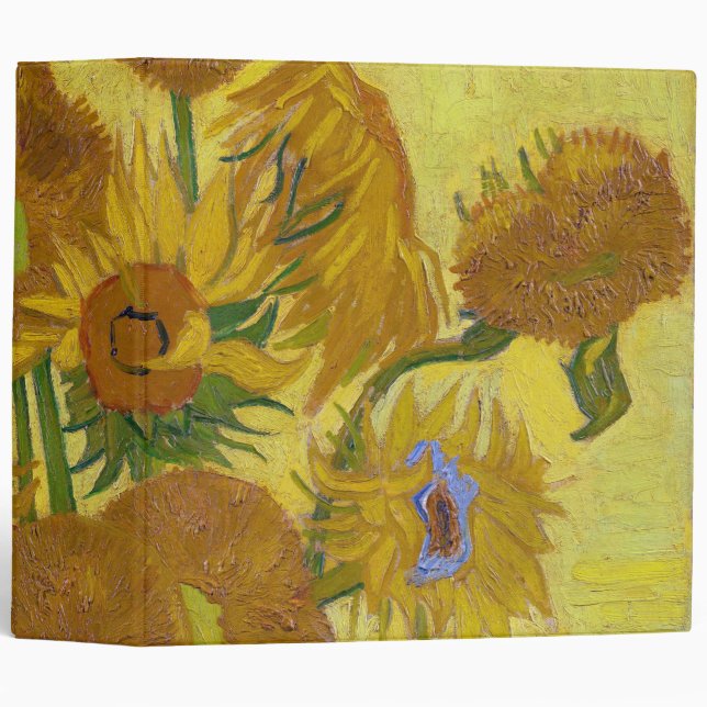 Sunflowers, Vincent van Gogh Binder (Front/Spine)
