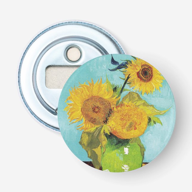 Sunflowers Vincent van Gogh   Bottle Opener (Front)