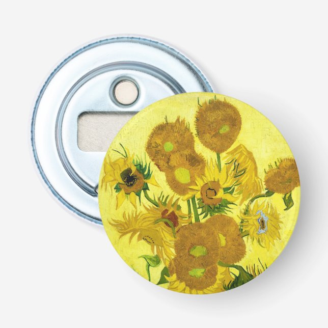 Sunflowers Vincent van Gogh   Bottle Opener (Front)