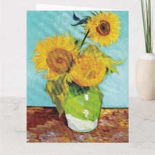 Sunflowers Vincent van Gogh Card