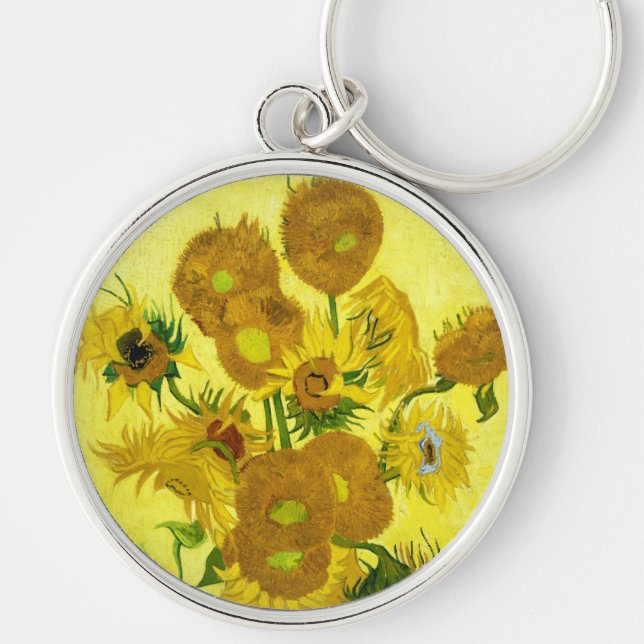 Sunflowers Vincent van Gogh      Keychain (Front)