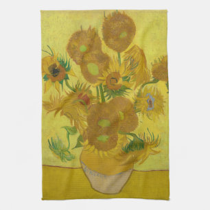 Sunflowers - Vincent van Gogh Kitchen Towel